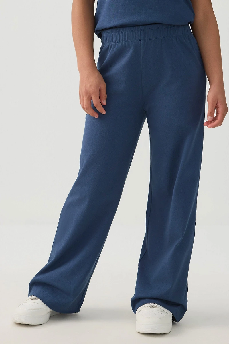 Wide Leg Jersey Pants