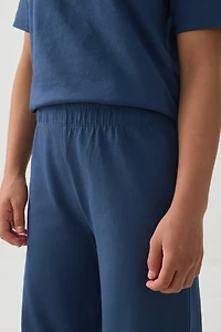 Wide Leg Jersey Pants