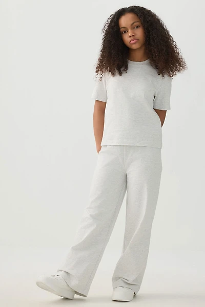 Wide Leg Jersey Pants