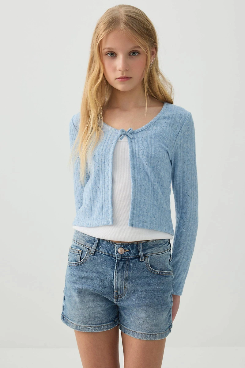 Cardigan à détail de boucle