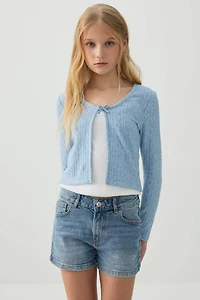 Cardigan à détail de boucle