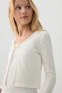 Cardigan à détail de boucle
