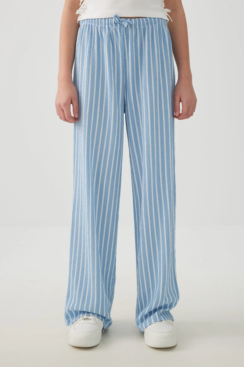 Pantalon ample rayé