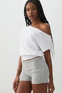 Off Shoulder Cinched Waist Top