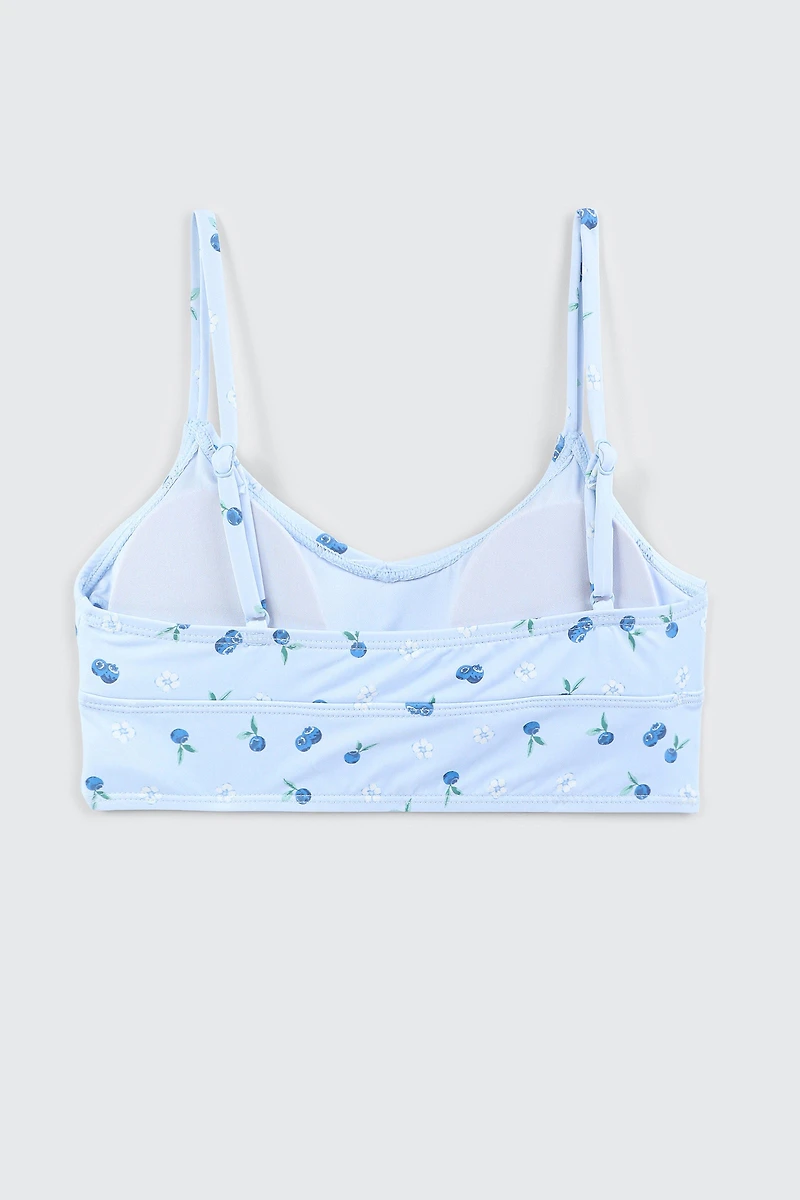 Printed Bikini Top