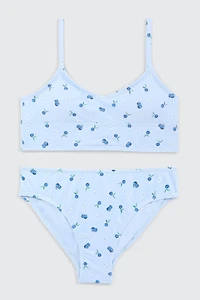Printed Bikini Top