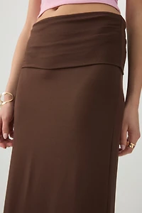 Maxi Fold-Over 2-in-1 Skirt