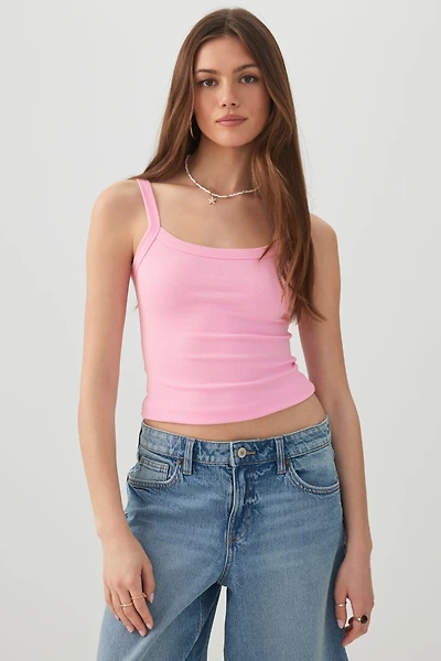 Camisole côtelée Basic
