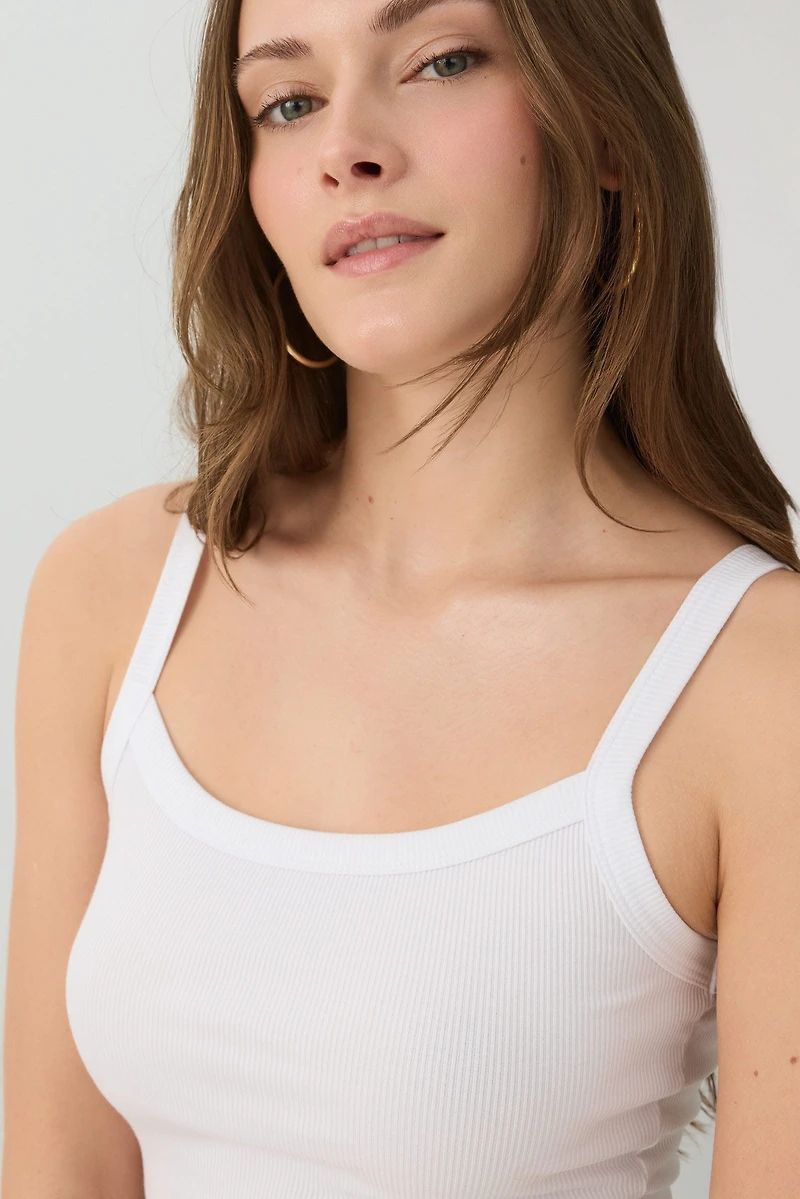 Basic Ribbed Tank Top