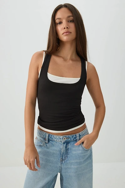 Basic Super Soft Racerback Tank Top