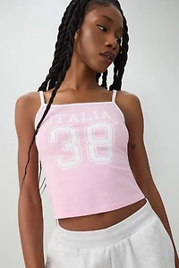 Camisole à liséré contrastant