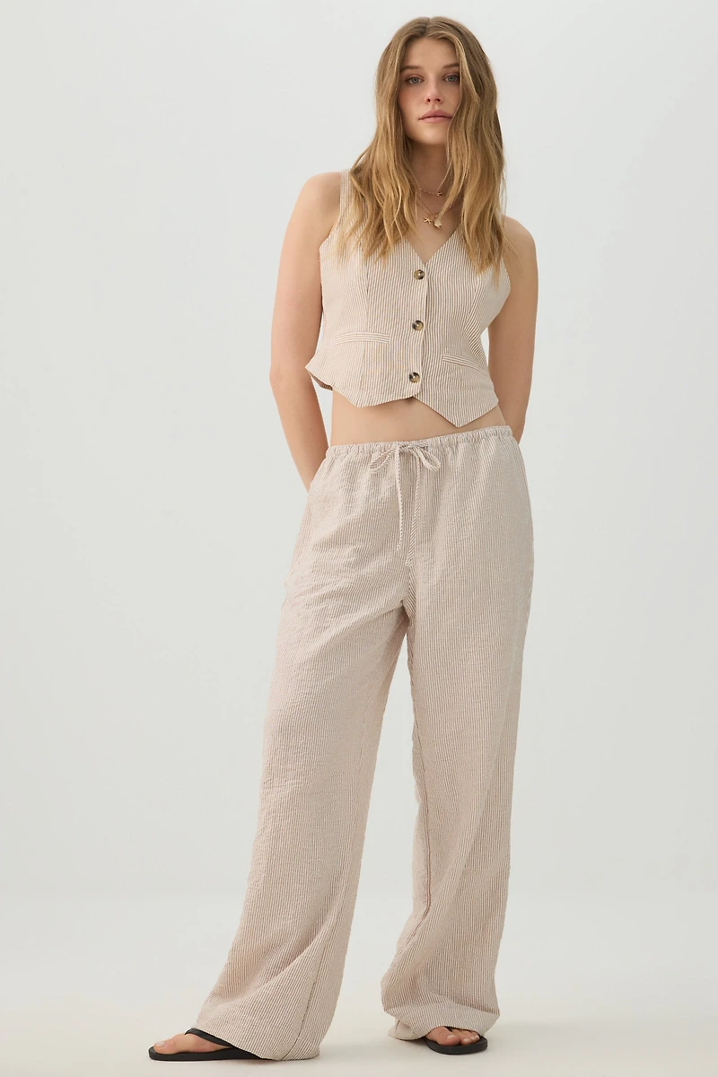 Crop Sleeveless Vest