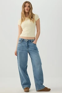 V-Neck Cropped T-Shirt