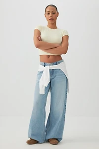 Crew Neck Crop Top