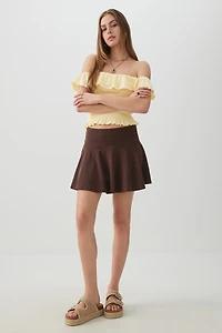 Smocked Off-Shoulder Top