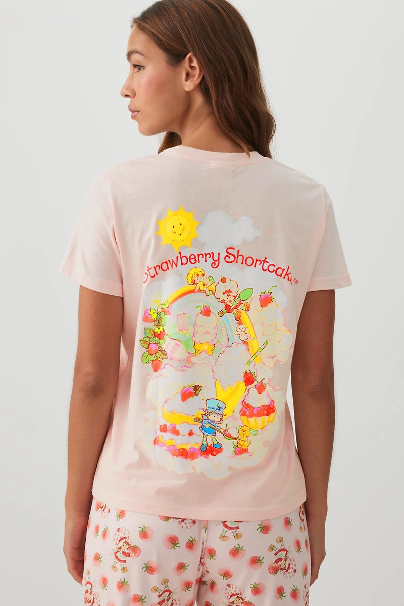 T-shirt ample à imprimé graphique