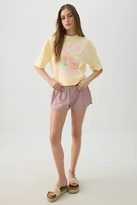 Longline Oversized Graphic T-Shirt
