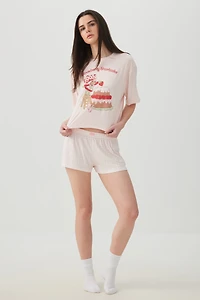Knit Boxy Short PJ Set