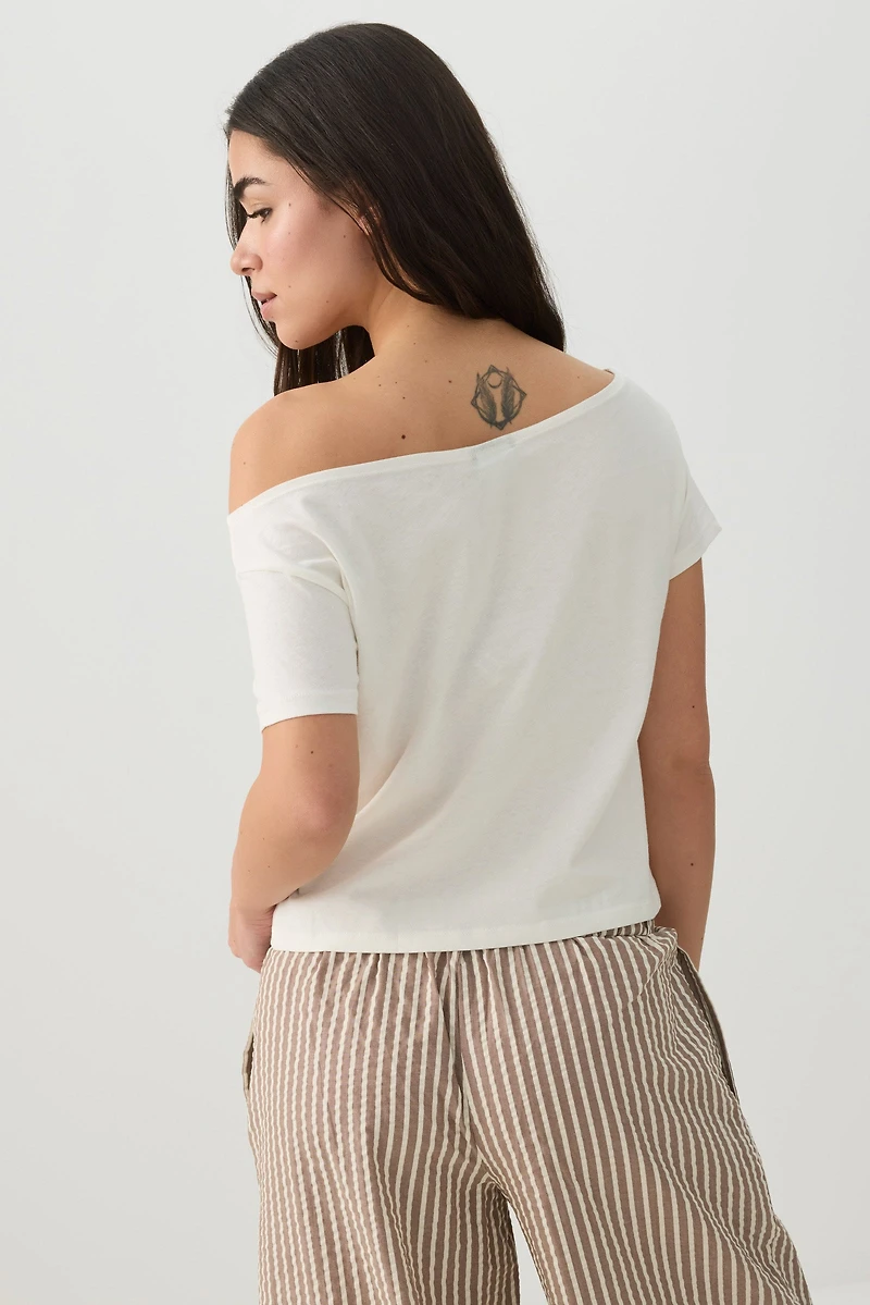 Guns 'N Roses Off-Shoulder T-Shirt