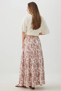 Tiered Maxi Skirt