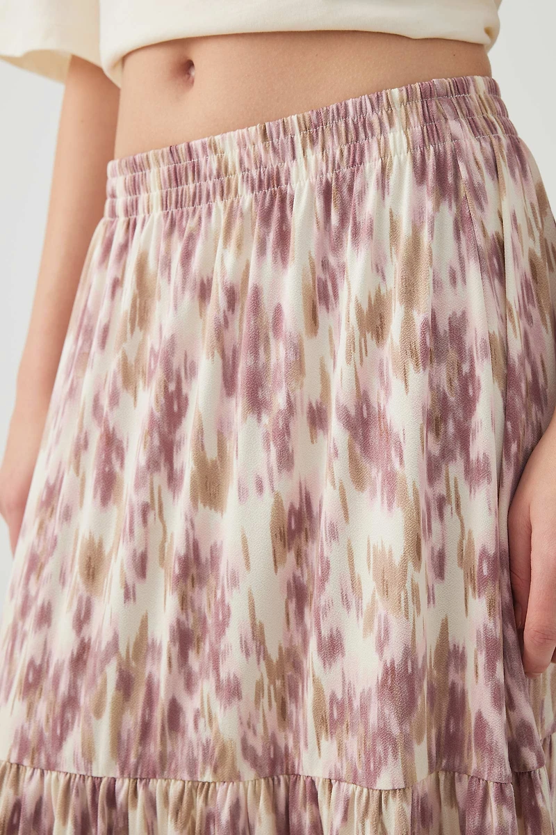 Tiered Maxi Skirt