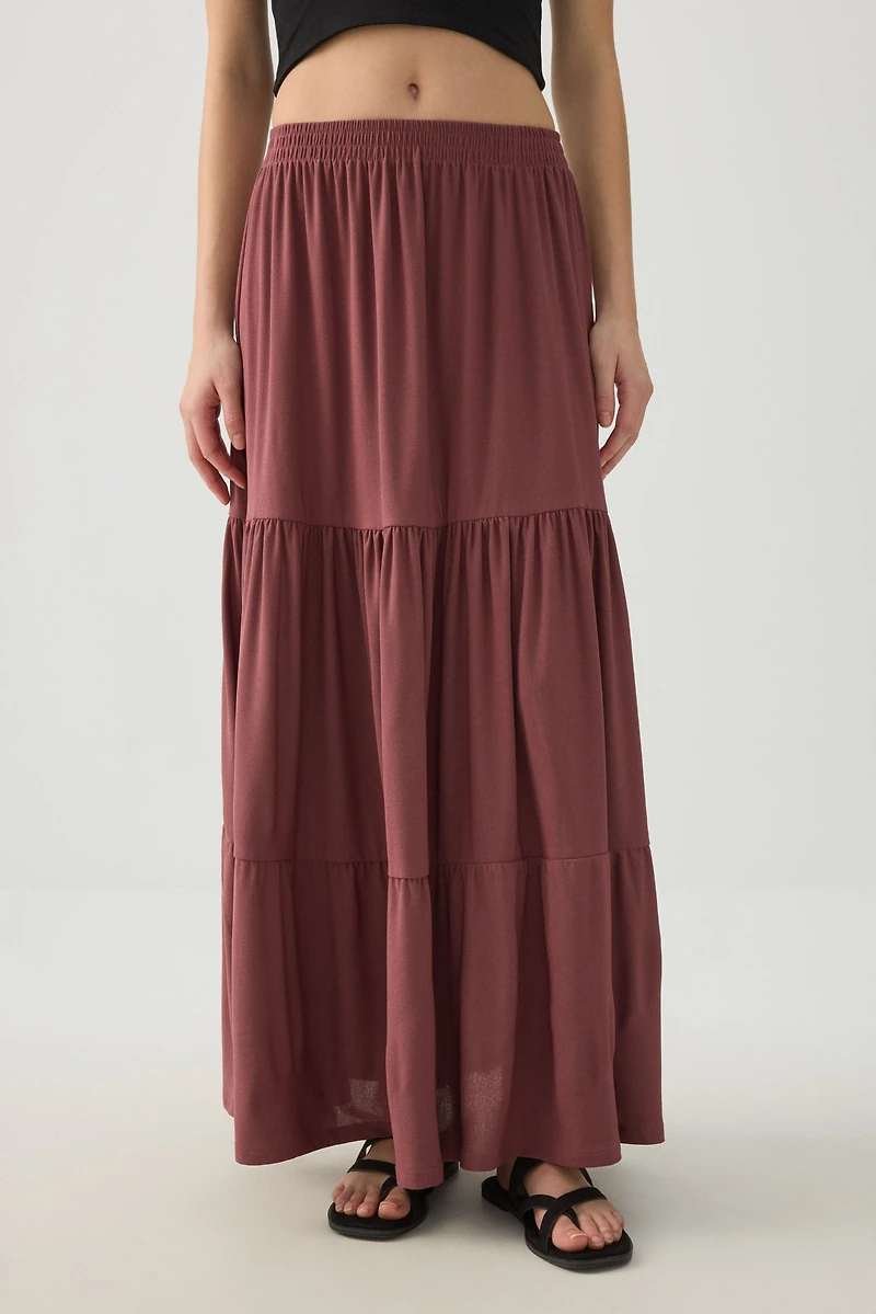 Tiered Maxi Skirt