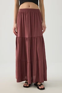 Tiered Maxi Skirt