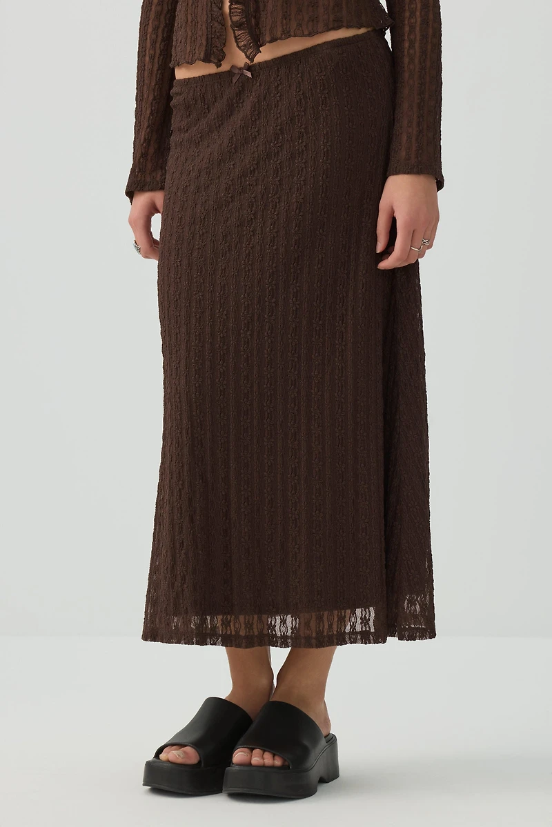 Jupe midi fluide
