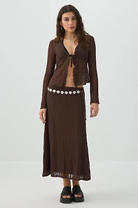 Midi Flowy Skirt