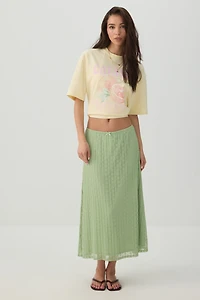 Jupe midi fluide