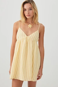 Tie-Back Mini Dress