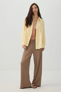 Gauze Button Up Shirt