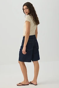 Low Rise Denim Jorts