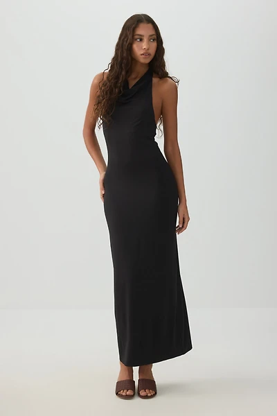 Cowl Neck Maxi Dress