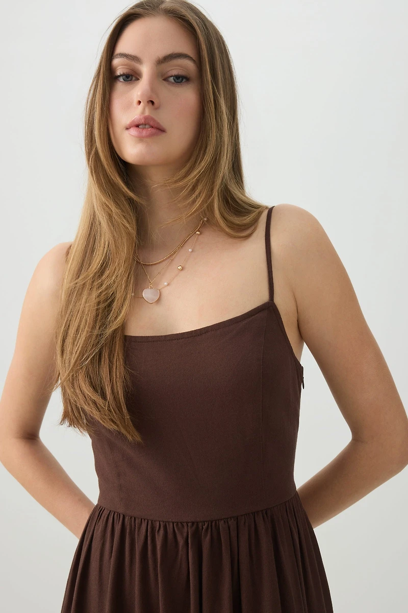 Robe Midi en Lin