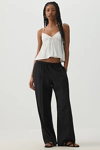 Plunge Babydoll Tank Top