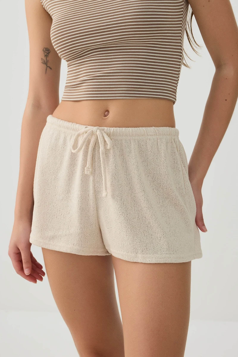 Crochet Knit Shorts
