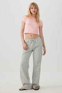 Crew Neck Crop Top