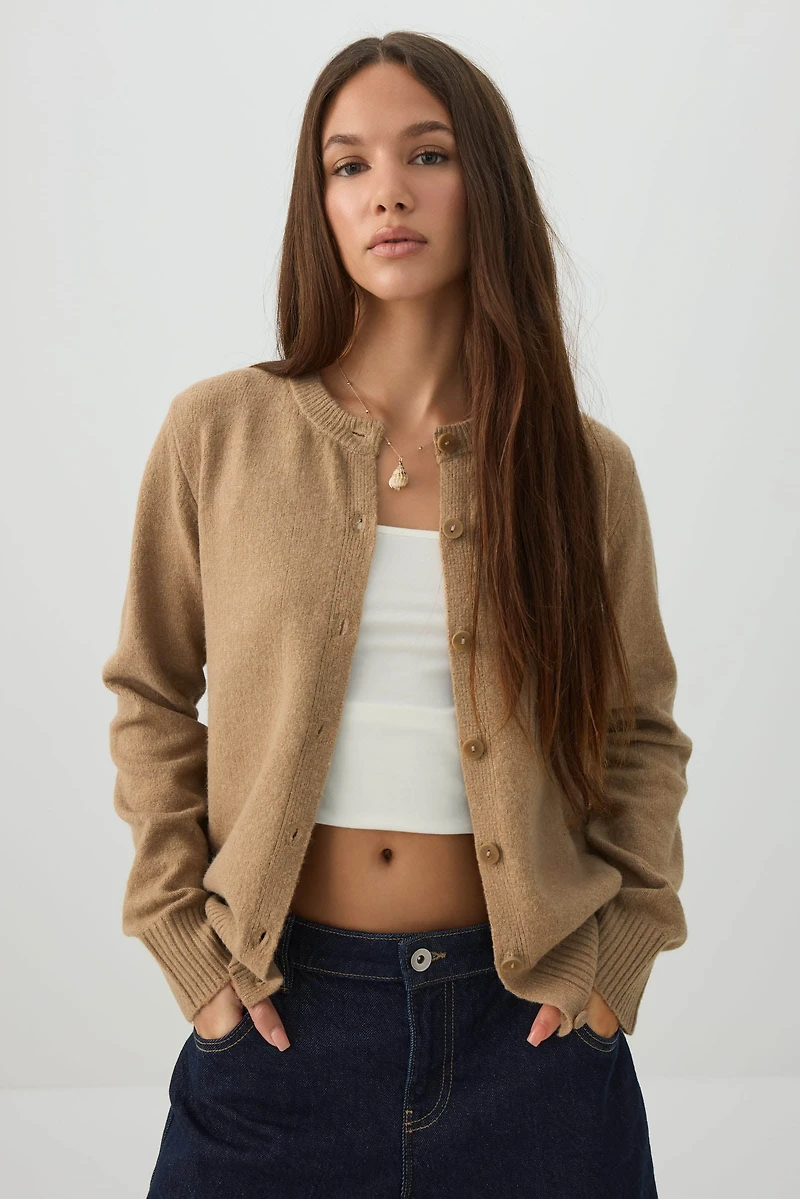Cardigan boutonné
