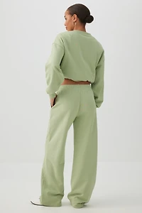 French Terry Wide Leg Pants