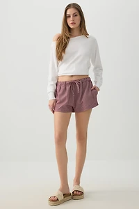 Low Rise Flowy Shorts