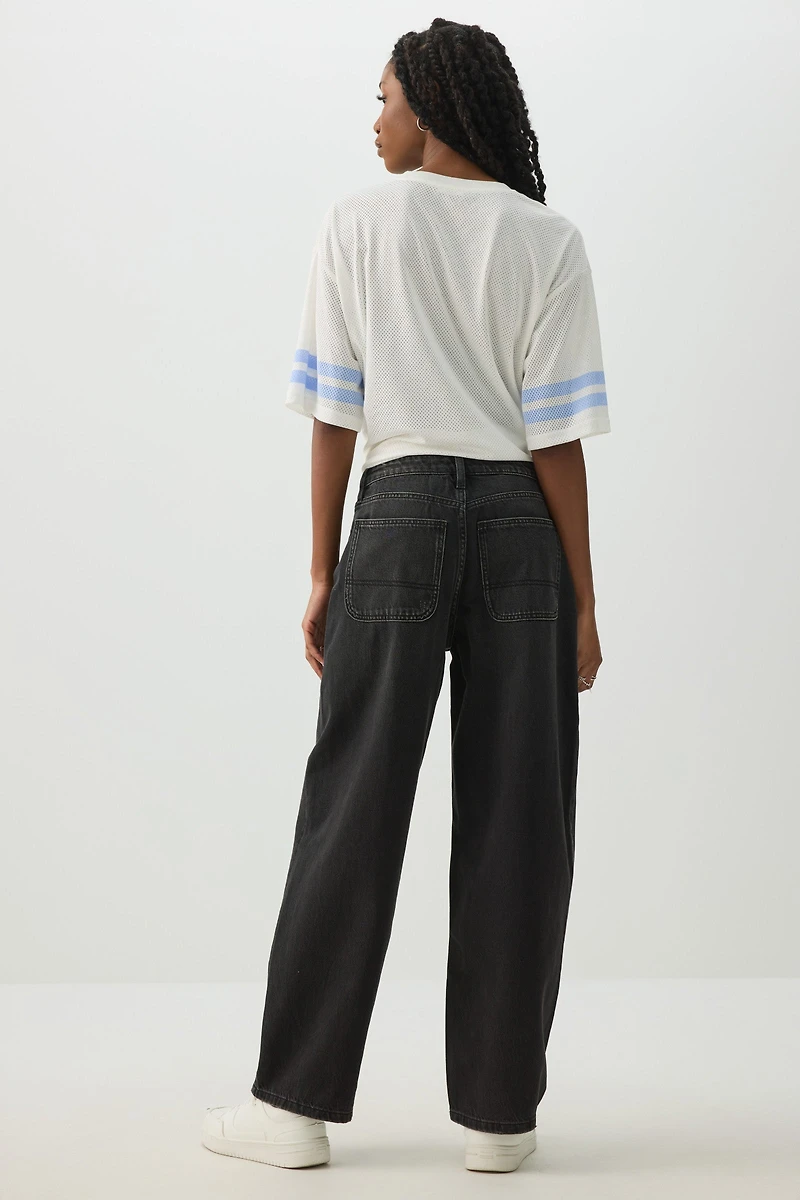 Le jean Untamed coupe ample et taille mi-haute