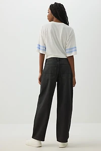 Le jean Untamed coupe ample et taille mi-haute