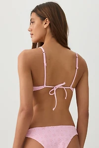 Haut de maillot broderie anglaise à armature