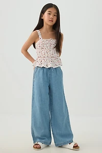 Flowy Denim Pants