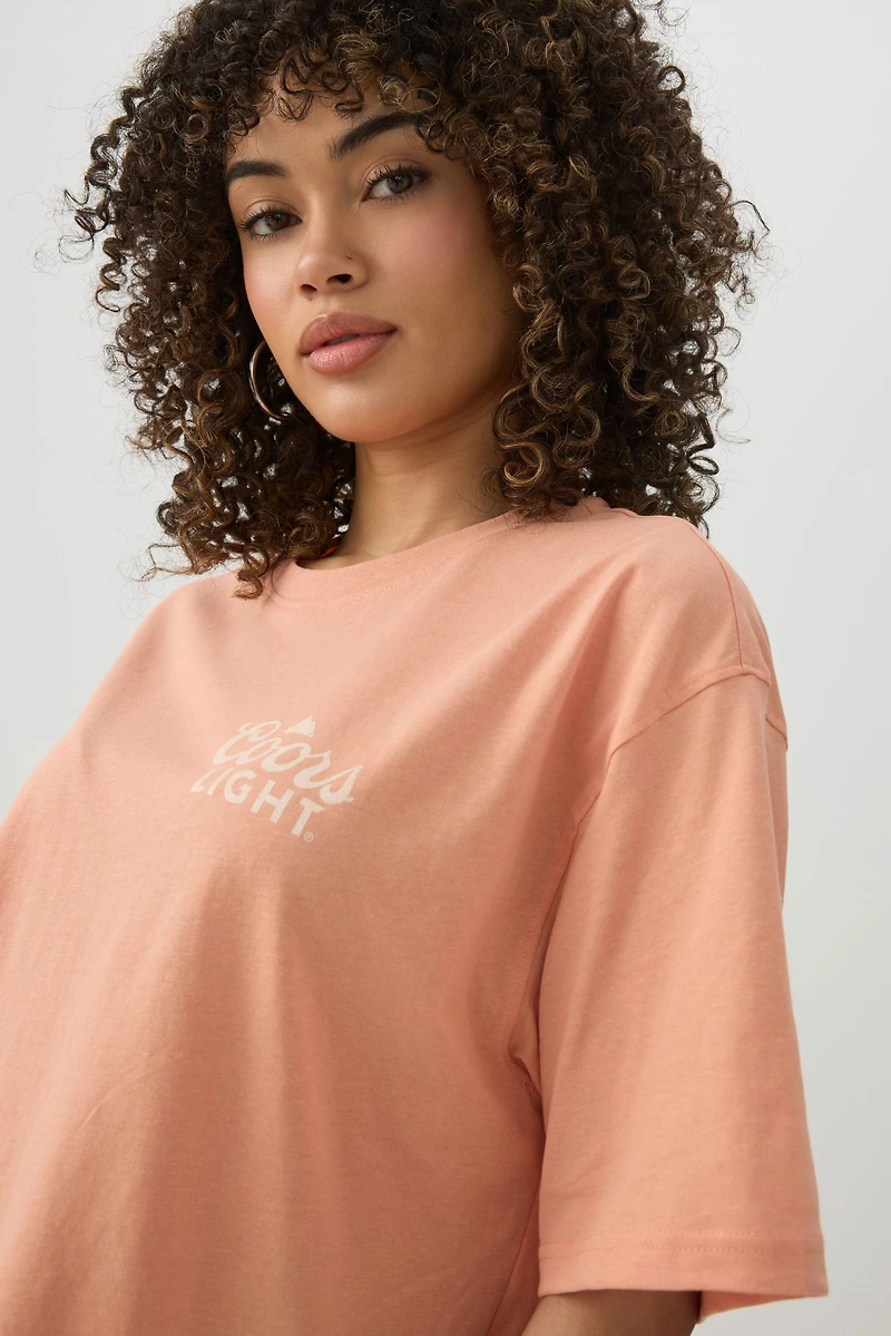 T-shirt ample graphique