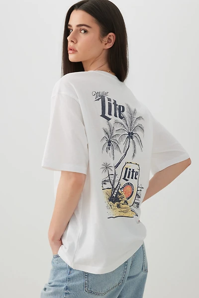 T-shirt ample graphique