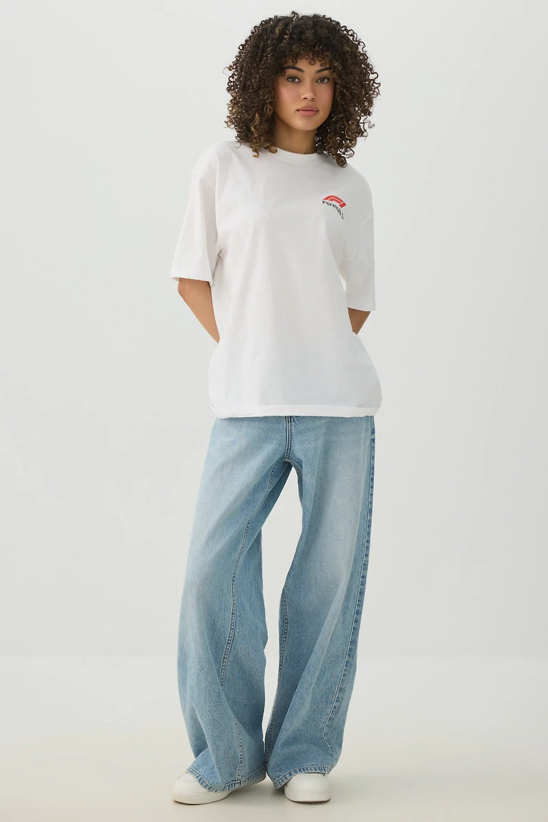 Oversized Formula 1 Graphic T-shirt