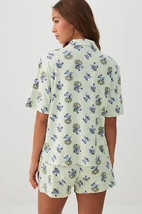 Stitch Print Pyjama Set
