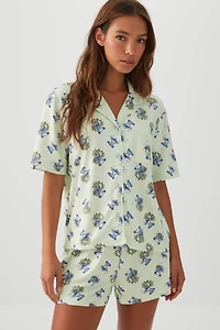 Stitch Print Pyjama Set